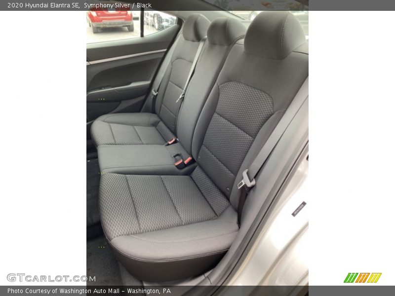 Rear Seat of 2020 Elantra SE