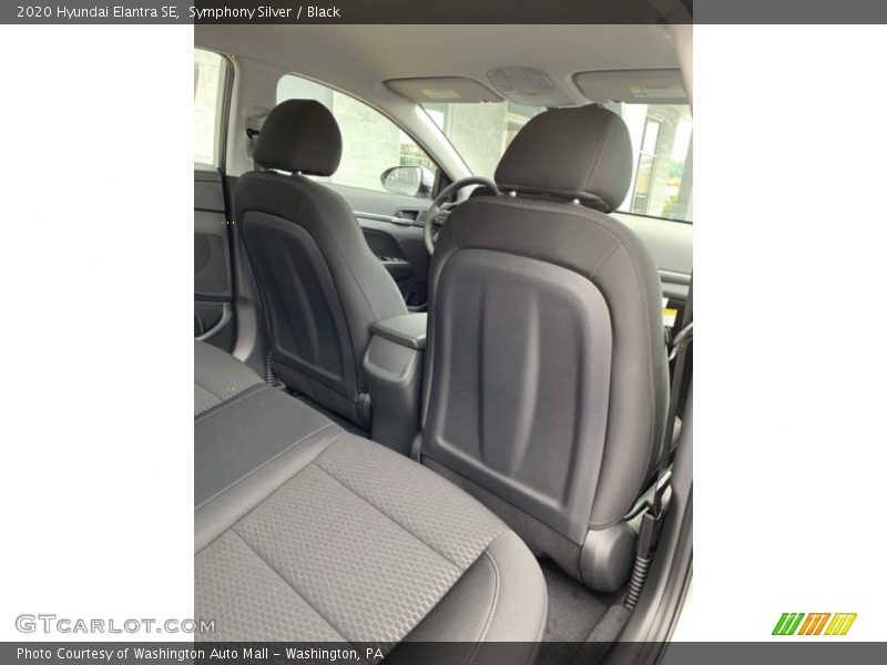 Symphony Silver / Black 2020 Hyundai Elantra SE