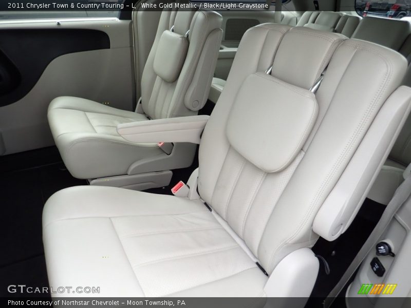 White Gold Metallic / Black/Light Graystone 2011 Chrysler Town & Country Touring - L