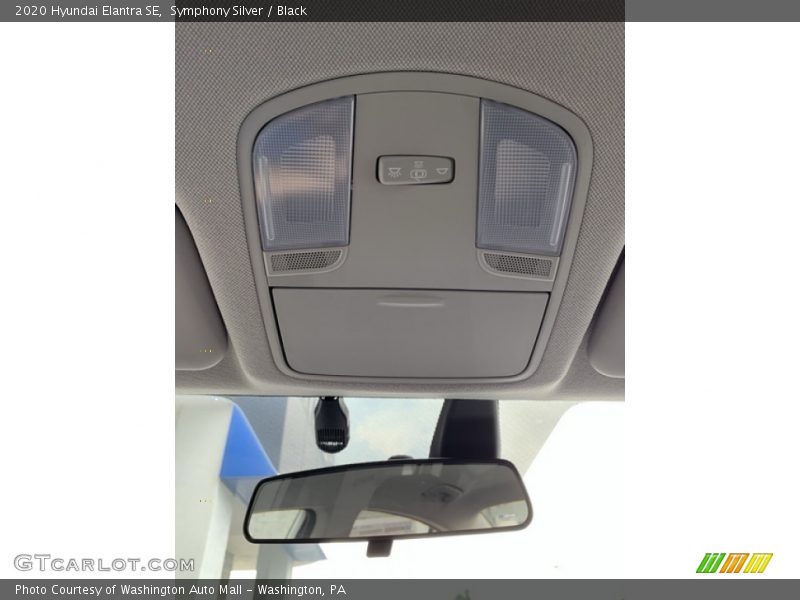 Symphony Silver / Black 2020 Hyundai Elantra SE