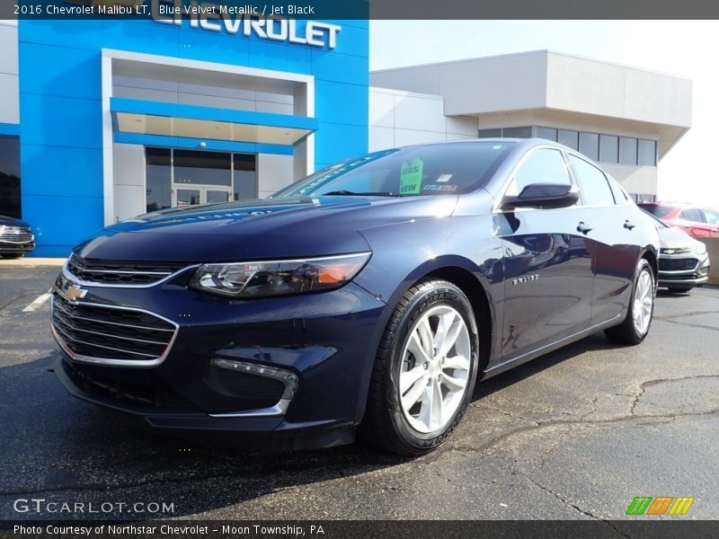 Blue Velvet Metallic / Jet Black 2016 Chevrolet Malibu LT