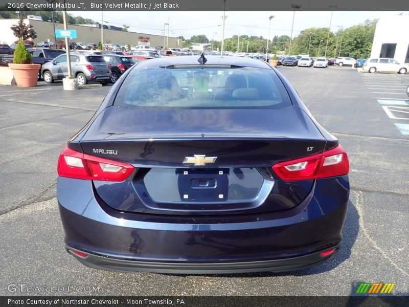 Blue Velvet Metallic / Jet Black 2016 Chevrolet Malibu LT