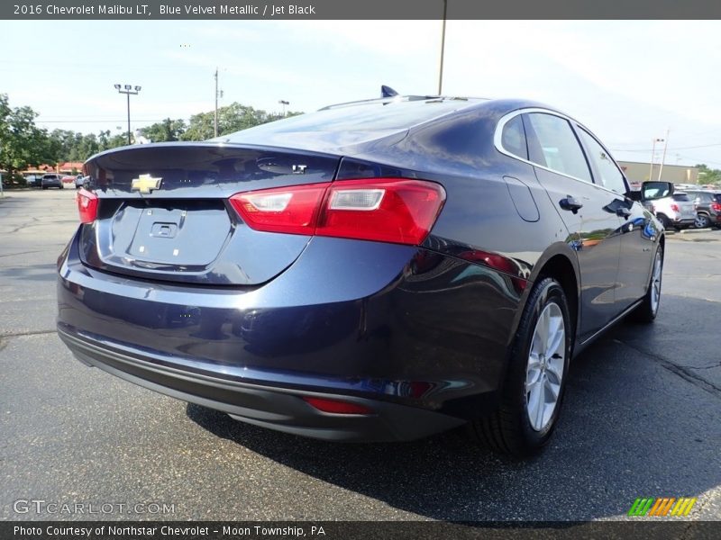 Blue Velvet Metallic / Jet Black 2016 Chevrolet Malibu LT