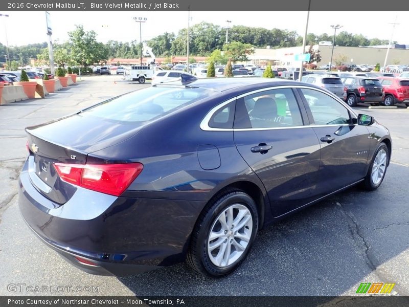 Blue Velvet Metallic / Jet Black 2016 Chevrolet Malibu LT