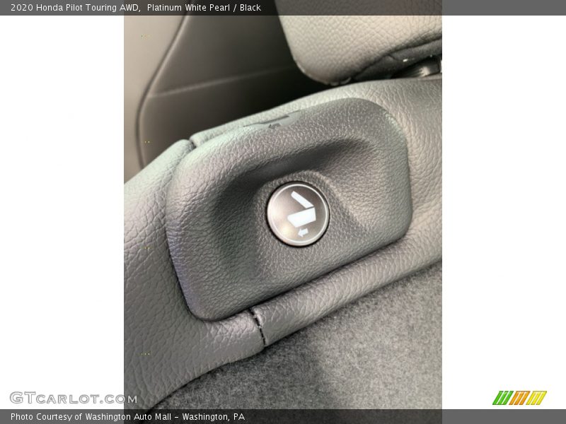 Platinum White Pearl / Black 2020 Honda Pilot Touring AWD