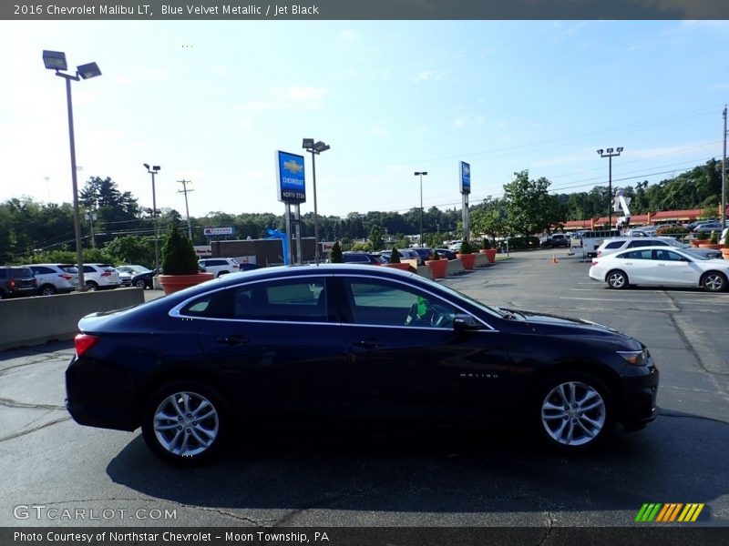 Blue Velvet Metallic / Jet Black 2016 Chevrolet Malibu LT