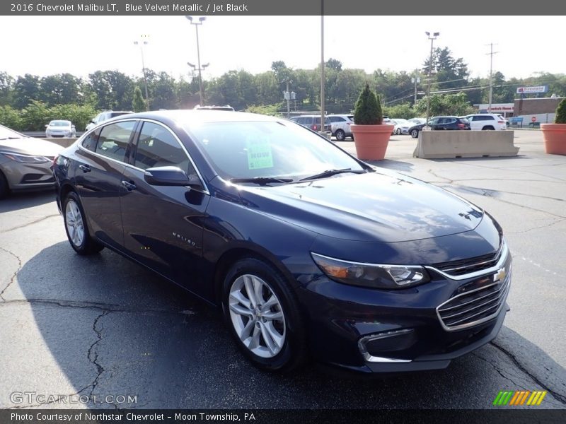 Blue Velvet Metallic / Jet Black 2016 Chevrolet Malibu LT