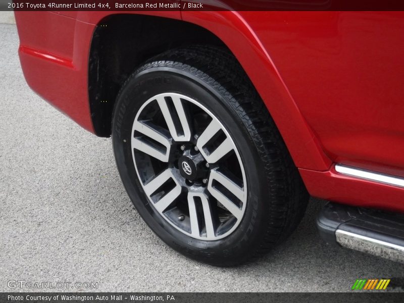 Barcelona Red Metallic / Black 2016 Toyota 4Runner Limited 4x4