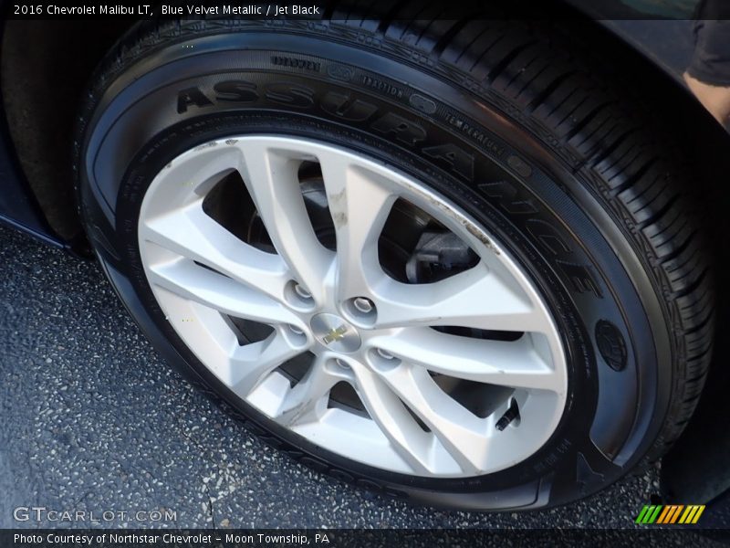 Blue Velvet Metallic / Jet Black 2016 Chevrolet Malibu LT
