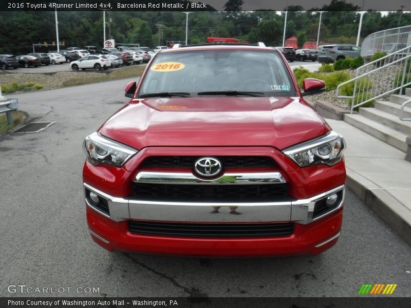 Barcelona Red Metallic / Black 2016 Toyota 4Runner Limited 4x4