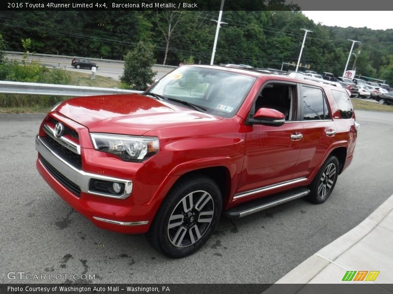 Barcelona Red Metallic / Black 2016 Toyota 4Runner Limited 4x4