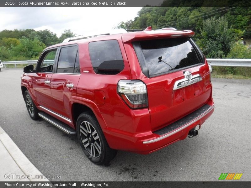 Barcelona Red Metallic / Black 2016 Toyota 4Runner Limited 4x4