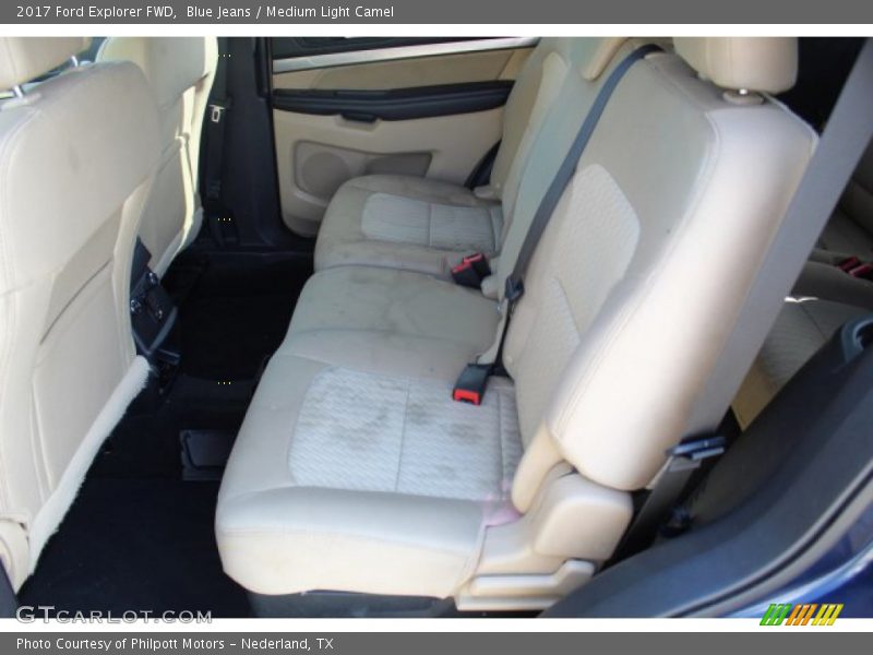 Blue Jeans / Medium Light Camel 2017 Ford Explorer FWD