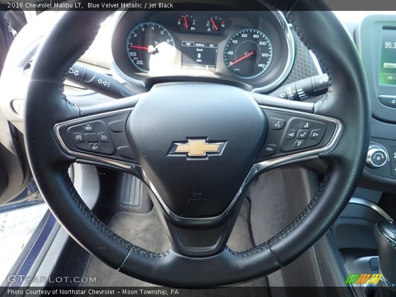 Blue Velvet Metallic / Jet Black 2016 Chevrolet Malibu LT