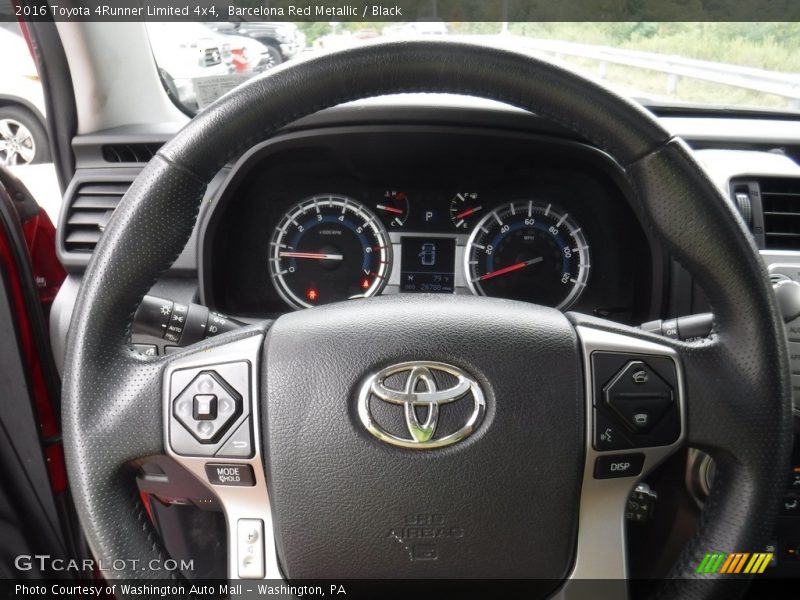 Barcelona Red Metallic / Black 2016 Toyota 4Runner Limited 4x4