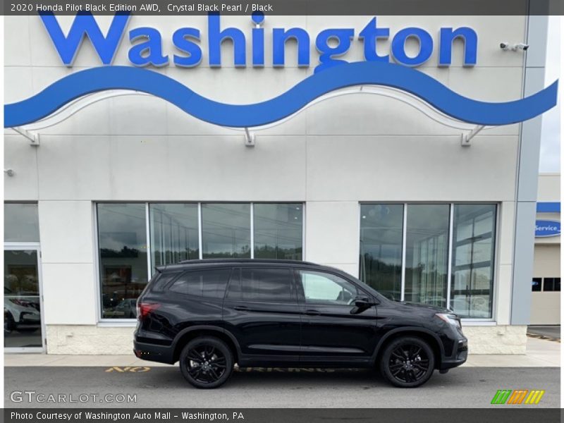 Crystal Black Pearl / Black 2020 Honda Pilot Black Edition AWD