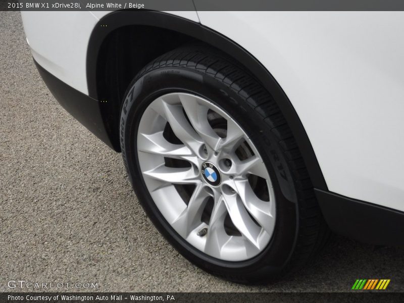 Alpine White / Beige 2015 BMW X1 xDrive28i