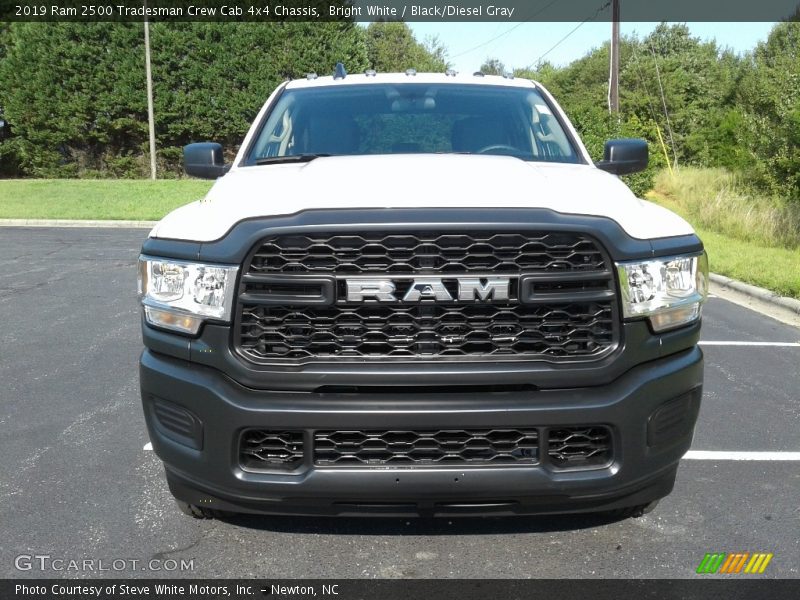 Bright White / Black/Diesel Gray 2019 Ram 2500 Tradesman Crew Cab 4x4 Chassis