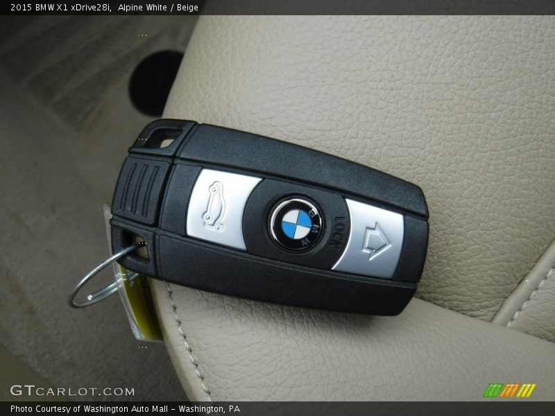 Alpine White / Beige 2015 BMW X1 xDrive28i