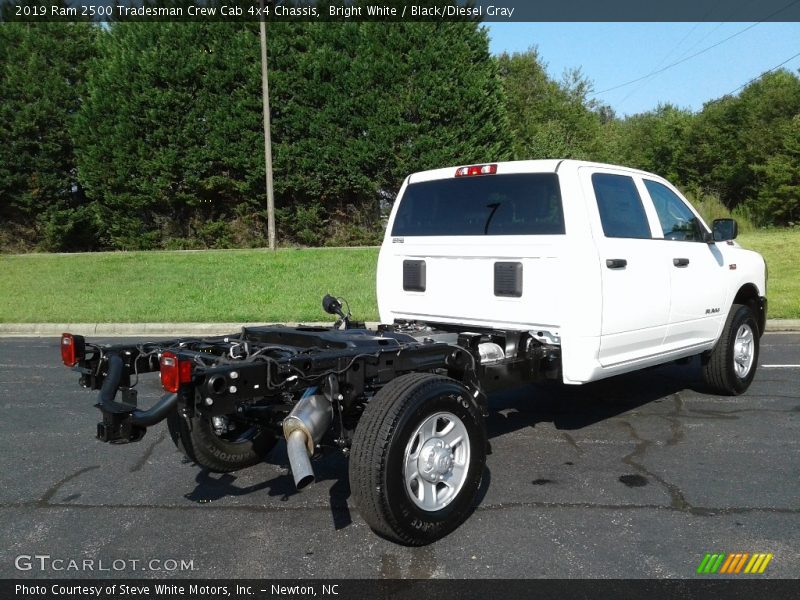 Bright White / Black/Diesel Gray 2019 Ram 2500 Tradesman Crew Cab 4x4 Chassis