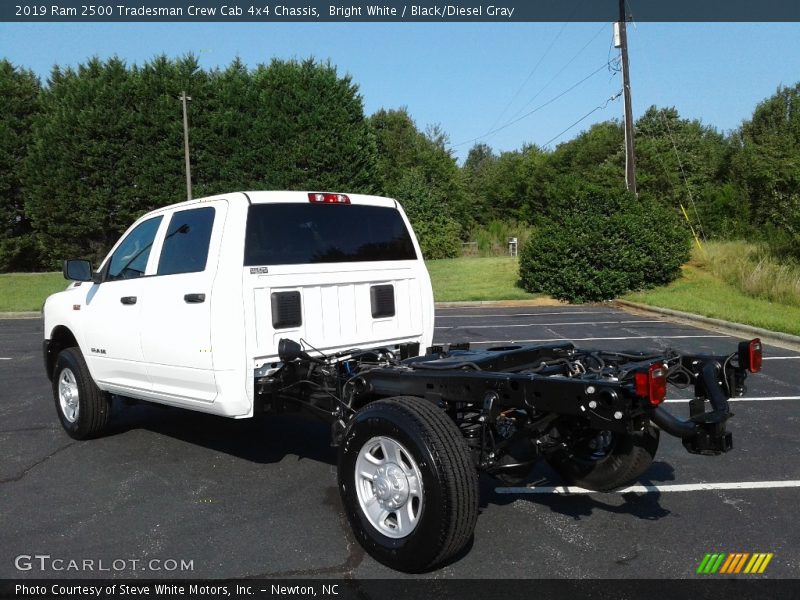 Bright White / Black/Diesel Gray 2019 Ram 2500 Tradesman Crew Cab 4x4 Chassis