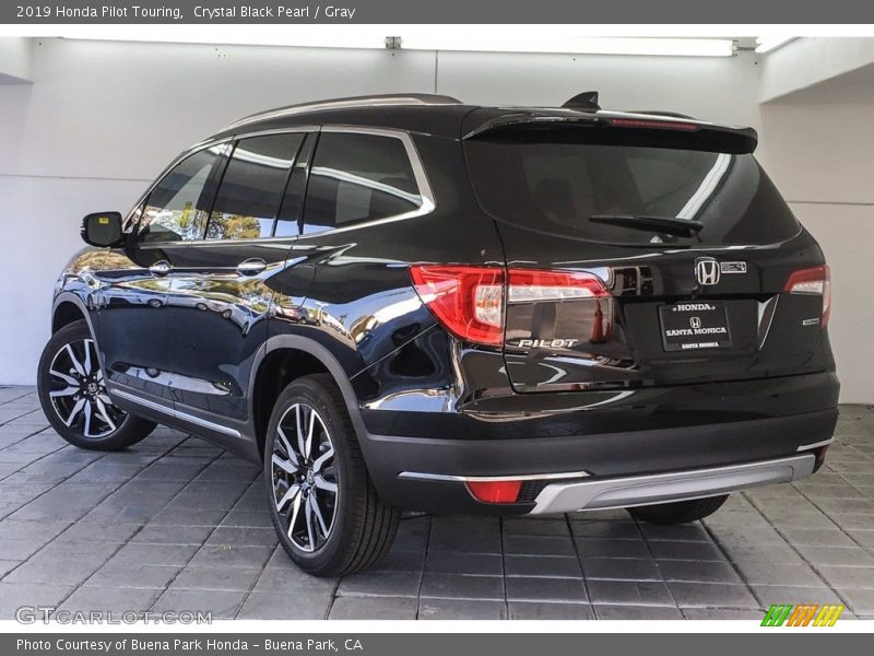 Crystal Black Pearl / Gray 2019 Honda Pilot Touring