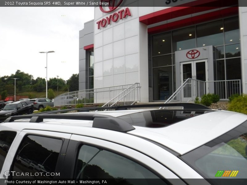 Super White / Sand Beige 2012 Toyota Sequoia SR5 4WD