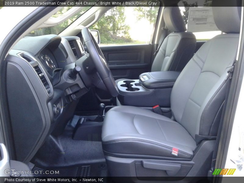 Bright White / Black/Diesel Gray 2019 Ram 2500 Tradesman Crew Cab 4x4 Chassis