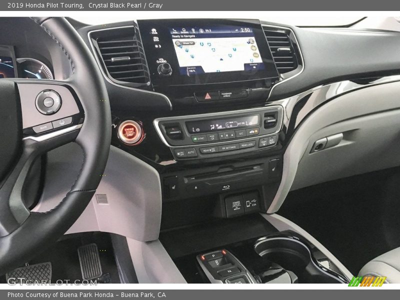 Crystal Black Pearl / Gray 2019 Honda Pilot Touring