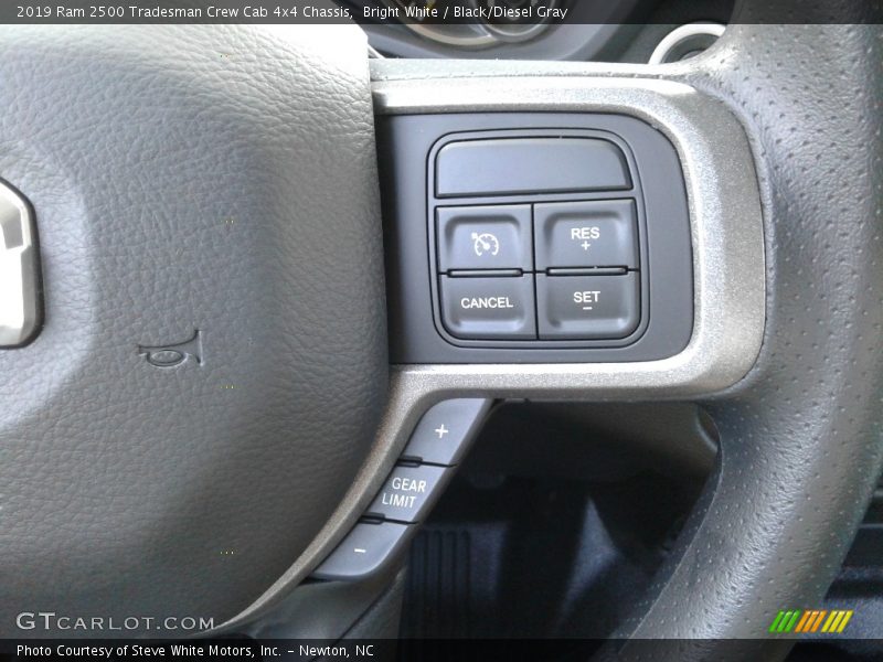 Bright White / Black/Diesel Gray 2019 Ram 2500 Tradesman Crew Cab 4x4 Chassis
