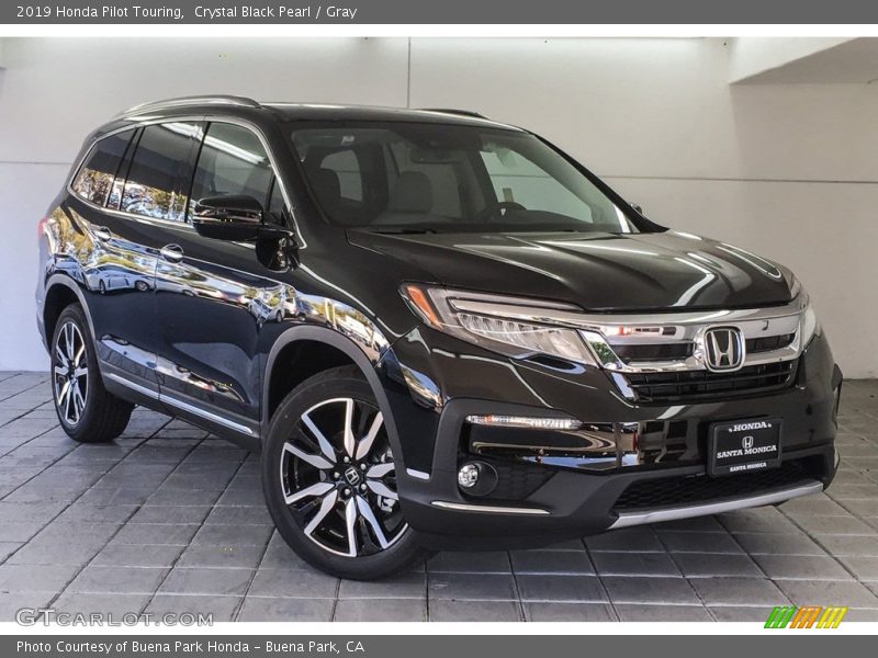 Crystal Black Pearl / Gray 2019 Honda Pilot Touring