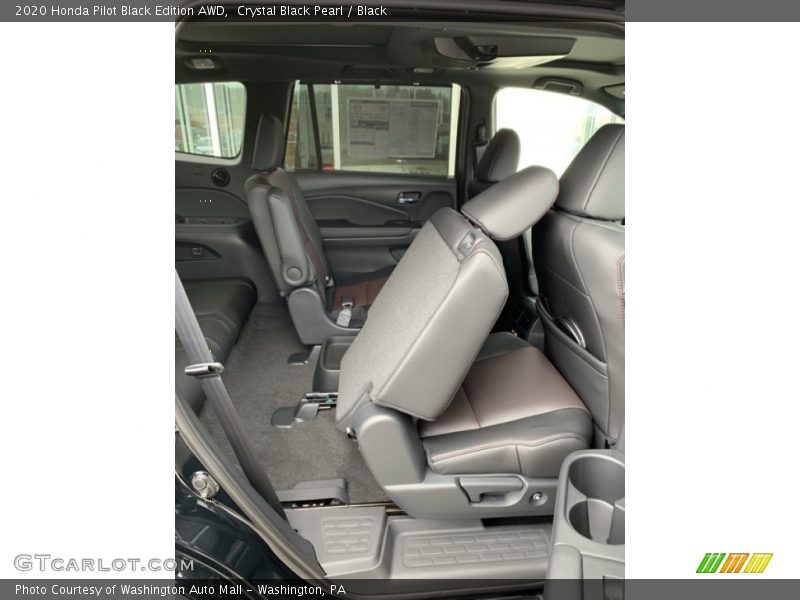 Rear Seat of 2020 Pilot Black Edition AWD