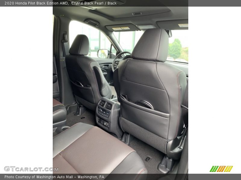 Rear Seat of 2020 Pilot Black Edition AWD