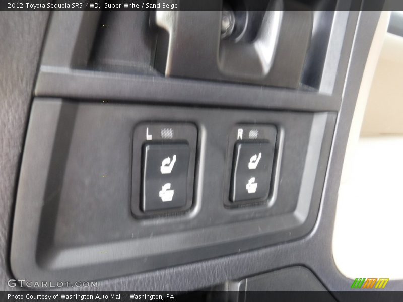 Super White / Sand Beige 2012 Toyota Sequoia SR5 4WD