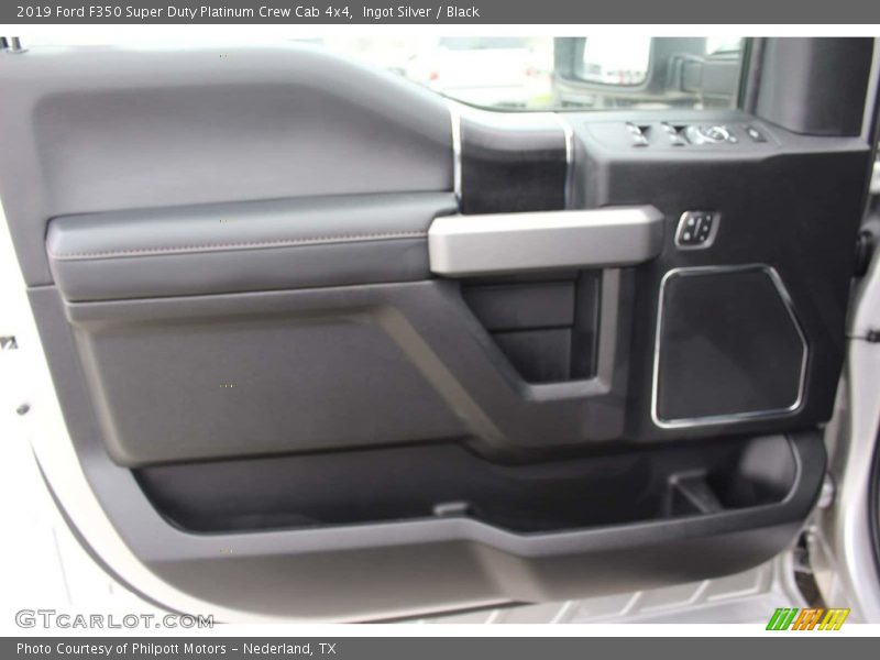 Ingot Silver / Black 2019 Ford F350 Super Duty Platinum Crew Cab 4x4