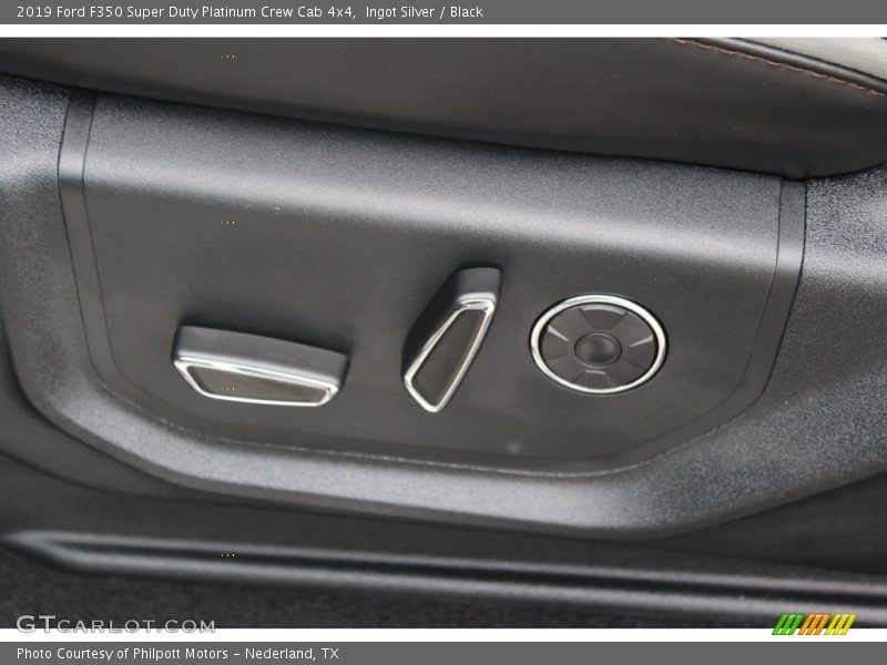 Ingot Silver / Black 2019 Ford F350 Super Duty Platinum Crew Cab 4x4