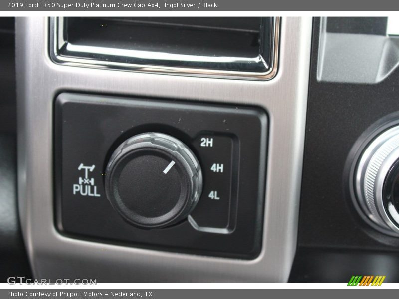 Ingot Silver / Black 2019 Ford F350 Super Duty Platinum Crew Cab 4x4
