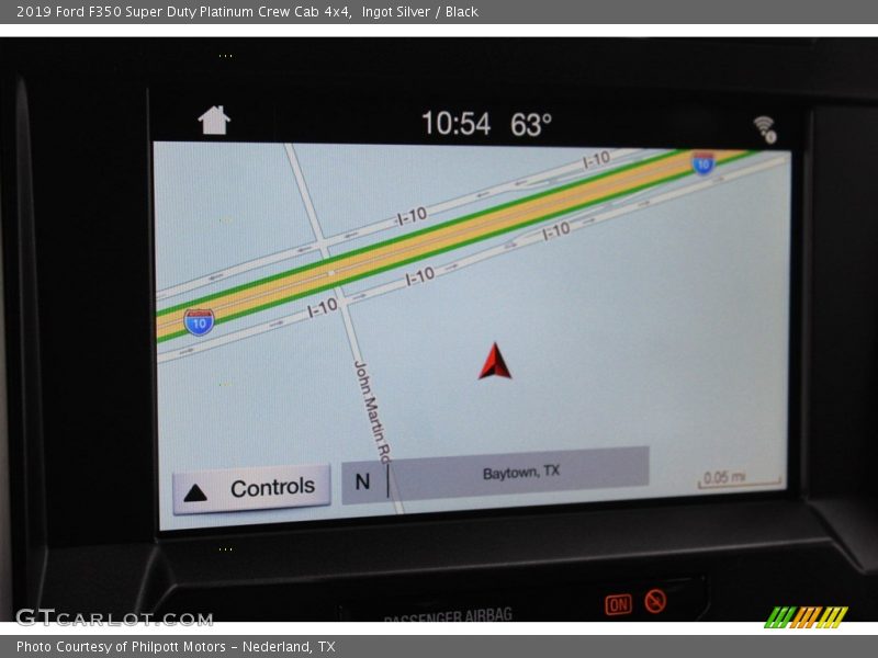 Ingot Silver / Black 2019 Ford F350 Super Duty Platinum Crew Cab 4x4
