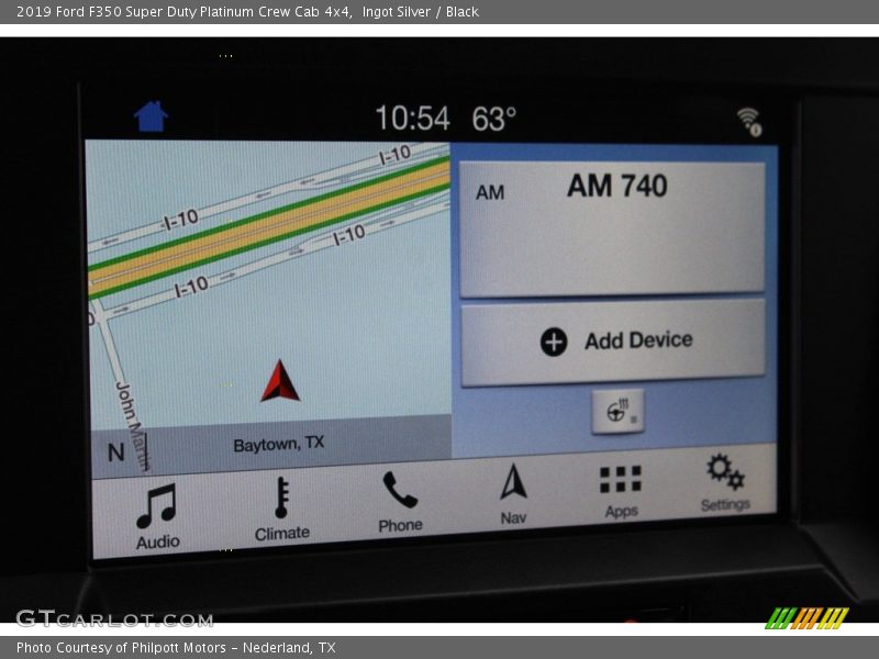 Ingot Silver / Black 2019 Ford F350 Super Duty Platinum Crew Cab 4x4