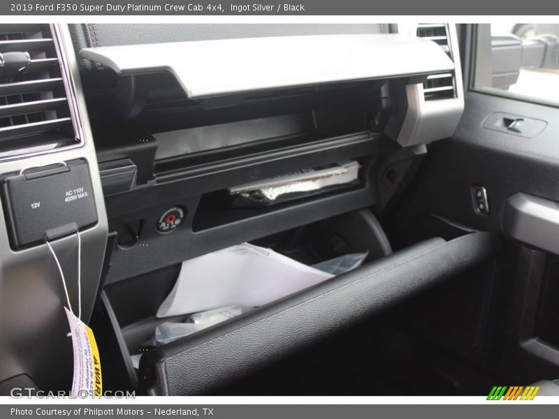 Ingot Silver / Black 2019 Ford F350 Super Duty Platinum Crew Cab 4x4