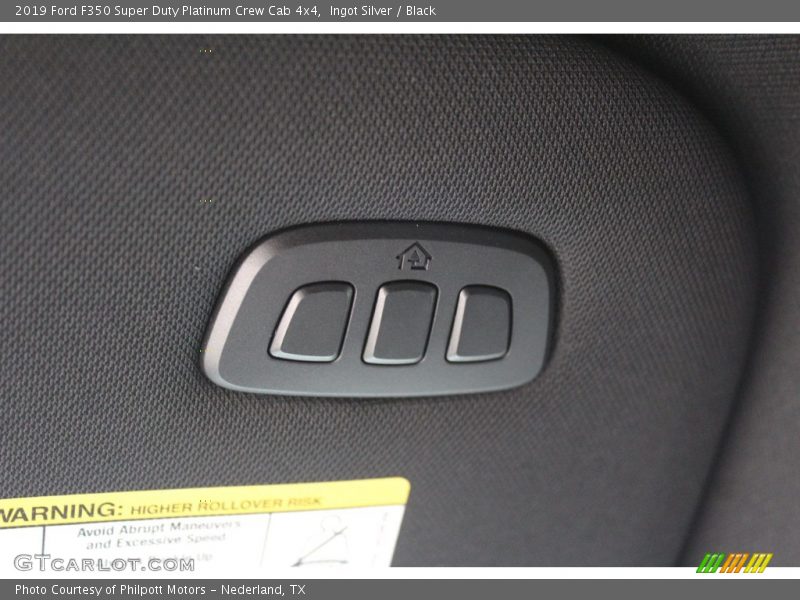 Ingot Silver / Black 2019 Ford F350 Super Duty Platinum Crew Cab 4x4