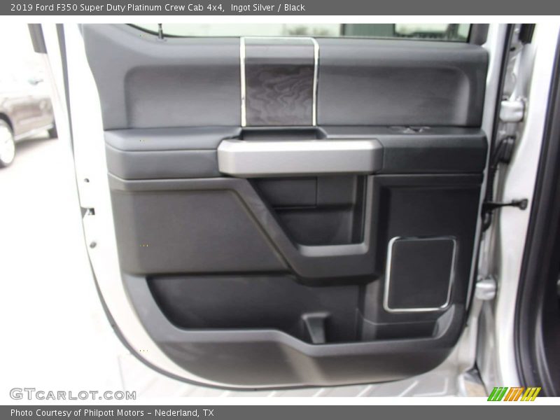 Ingot Silver / Black 2019 Ford F350 Super Duty Platinum Crew Cab 4x4