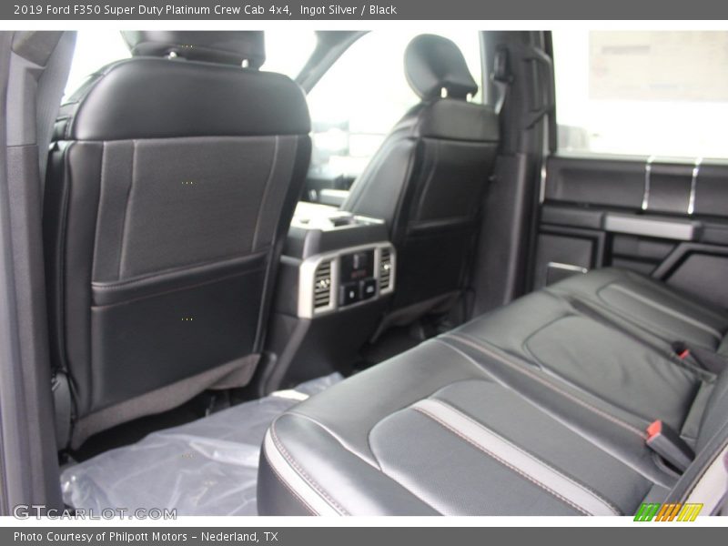 Ingot Silver / Black 2019 Ford F350 Super Duty Platinum Crew Cab 4x4