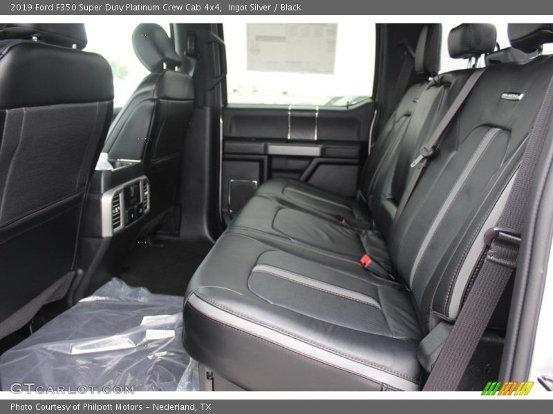 Ingot Silver / Black 2019 Ford F350 Super Duty Platinum Crew Cab 4x4
