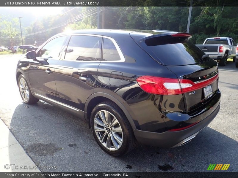 Black Velvet / Ebony 2018 Lincoln MKX Reserve AWD