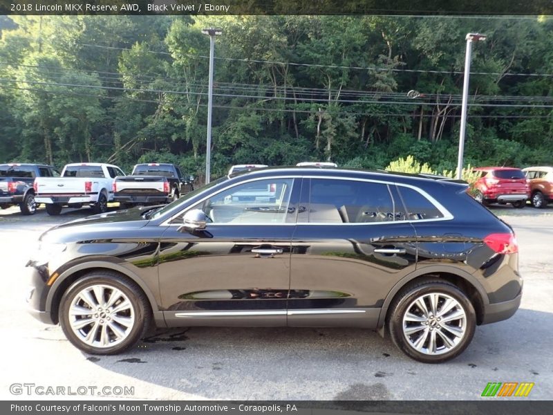 Black Velvet / Ebony 2018 Lincoln MKX Reserve AWD