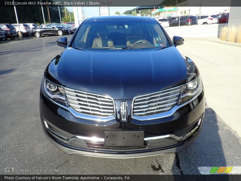 Black Velvet / Ebony 2018 Lincoln MKX Reserve AWD