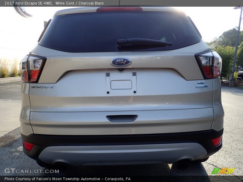 White Gold / Charcoal Black 2017 Ford Escape SE 4WD