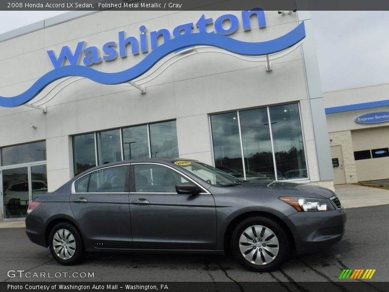 Polished Metal Metallic / Gray 2008 Honda Accord LX Sedan