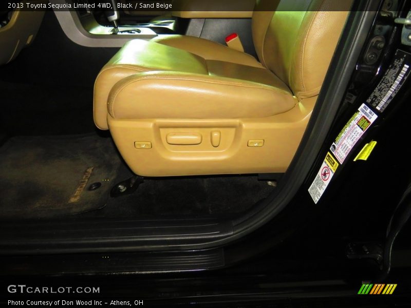 Black / Sand Beige 2013 Toyota Sequoia Limited 4WD